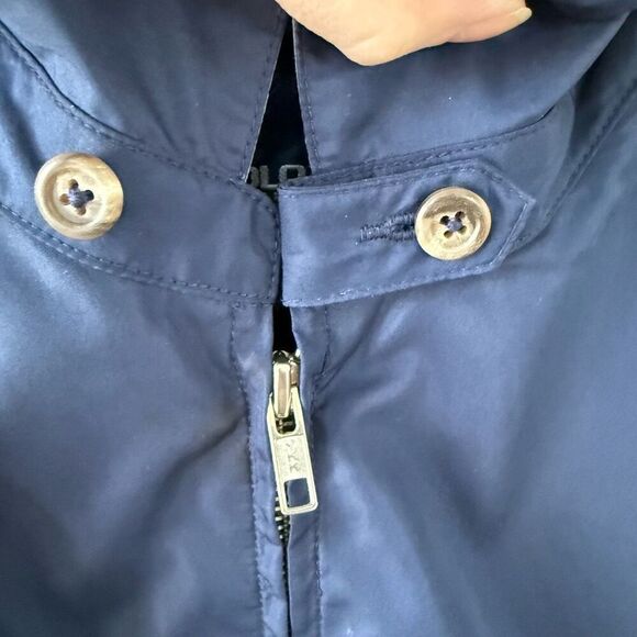 Vintage 90s Polo Golf Ralph Lauren Golf Club Plaid Crest Windbreaker Jacket XL - Picture 9 of 9